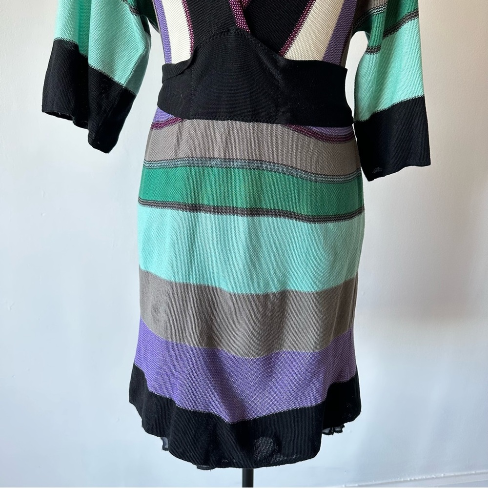 Missoni V-Neck Zig Zag Knit Dress 42 Medium - Picture 3 of 16